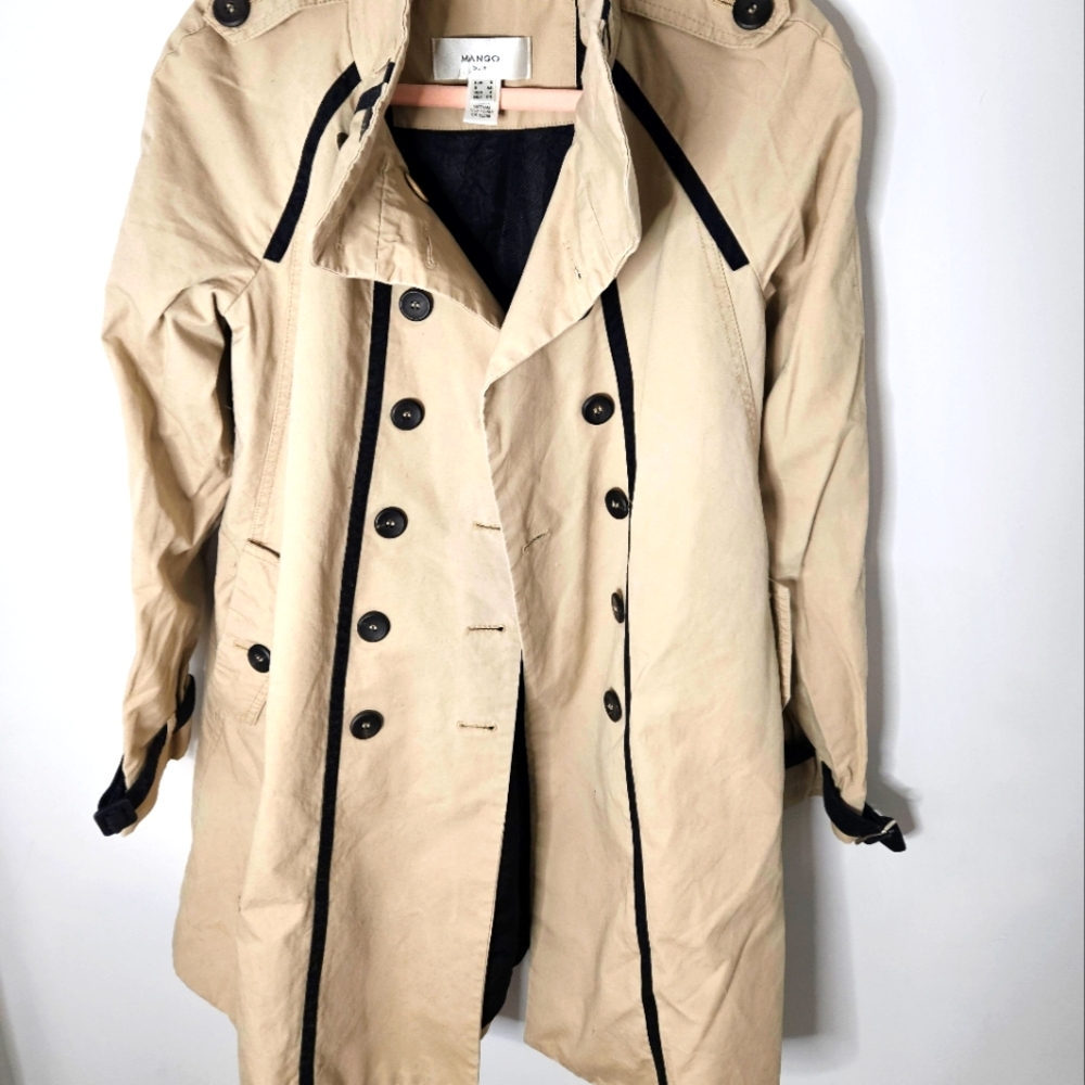 Mango suit womens trench